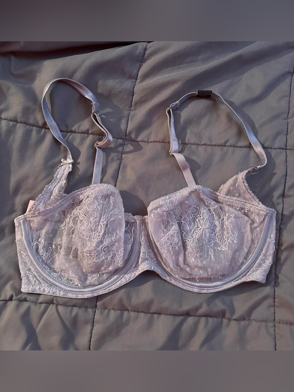 Grey Dream angels unlined Lace Underwire Bra